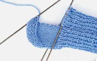 Ложная резинка, вязаная спицами: схема, выкройка и пошаговое описание