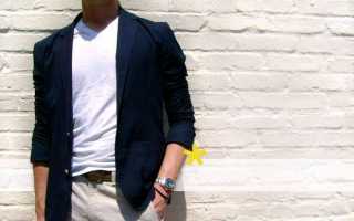 Как выбрать майку под пиджак