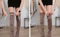 Что делать, если сползают сапоги-чулки