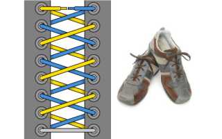 Как красиво завязать шнурки на кроссовках