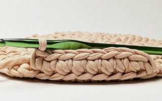 Сумки из ленточной пряжи крючком