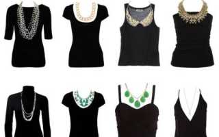 Как выбрать украшение под вырез платья