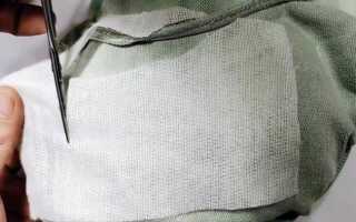 Как зашить дырку на перчатке