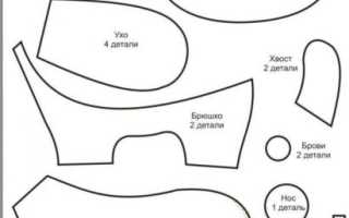 Сшить мягкую игрушку собаку своими руками: выкройка, схемы и описание