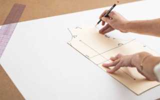 Моделирование пальто с цельнокроеным рукавом