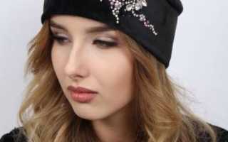 Как украсить шапку стразами своими руками (фото)