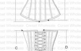 Сшить корсет своими руками: выкройка, схемы и описание