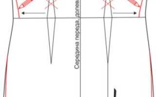 Выкройка платья с открытыми плечами