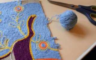 Создание цветов из шерстяных ниток своими руками пошагово