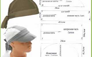 Шьем красивую косынку для маленькой девочки