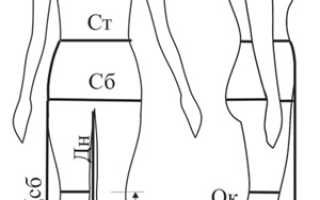 Выкройка женских брюк на резинке