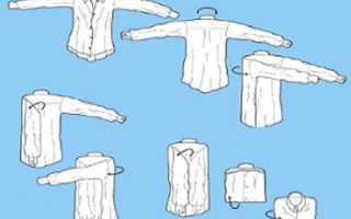 Как сложить халат чтобы он не помялся?