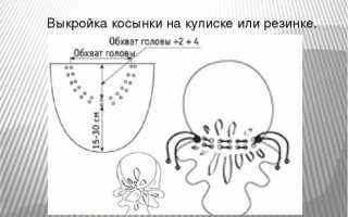 Выкройки и инструкция по шитью косынки для девочек и женщин