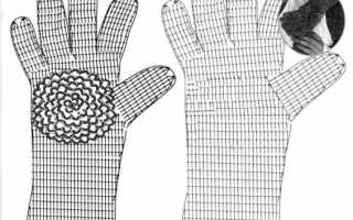 Ажурные перчатки крючком и спицами: схемы и описание