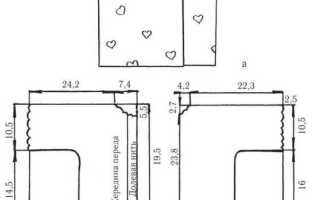 Выкройка ползунков