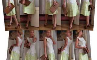 Как из длинного платья сделать короткое