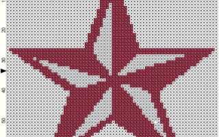 Как правильно вязать звездный узор спицами?