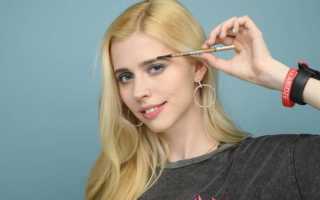 Можно ли красить брови тенями для век