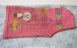 Выкройка платья свободного кроя с рукавом