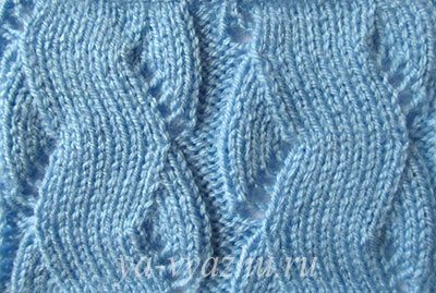 Ажурная дорожка спицами