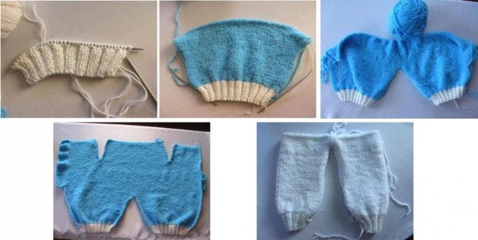 Комбинезон вязаный для новорожденного спицами. Схемы и описанием, новые модели