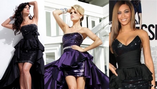 Платье трансформер с отстегивающейся юбкой - варианты