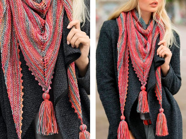 Простой бактус для начинающих с бахромой