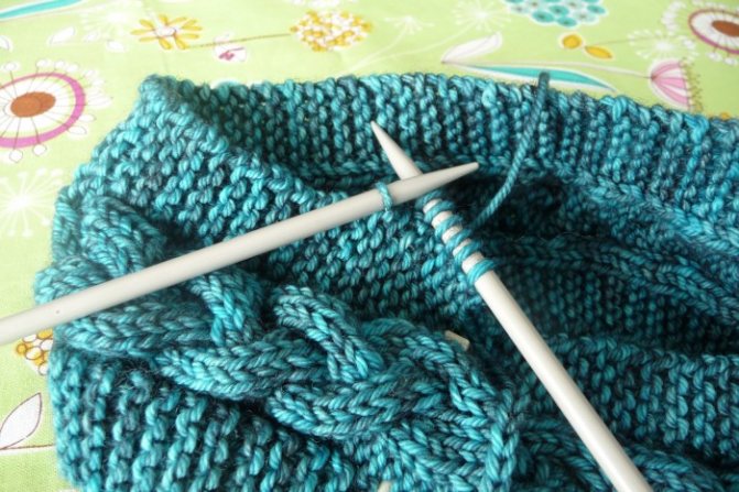 Узор косичка