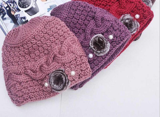 Вязанные шапки